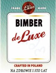 Nalepka na butelkę Bimber de Luxe